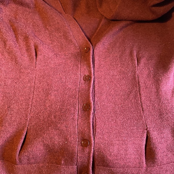 CAbi | Sweaters | Cabi Garnet Red Catch Cardigan Size Large Style 3529 | Poshmark